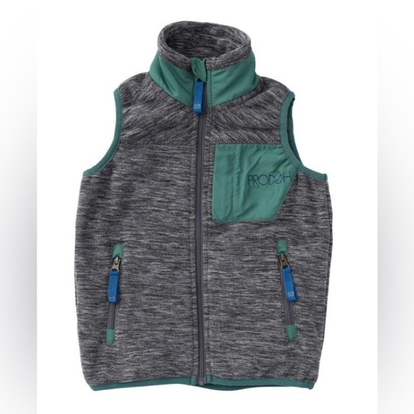 NWT Prodoh Fleece Colorblock Vest 18m - Picture 1 of 5